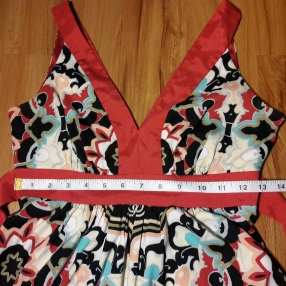 I.C.E. Womens Empire Waist Tie in Back Dress - Picture 4 of 8